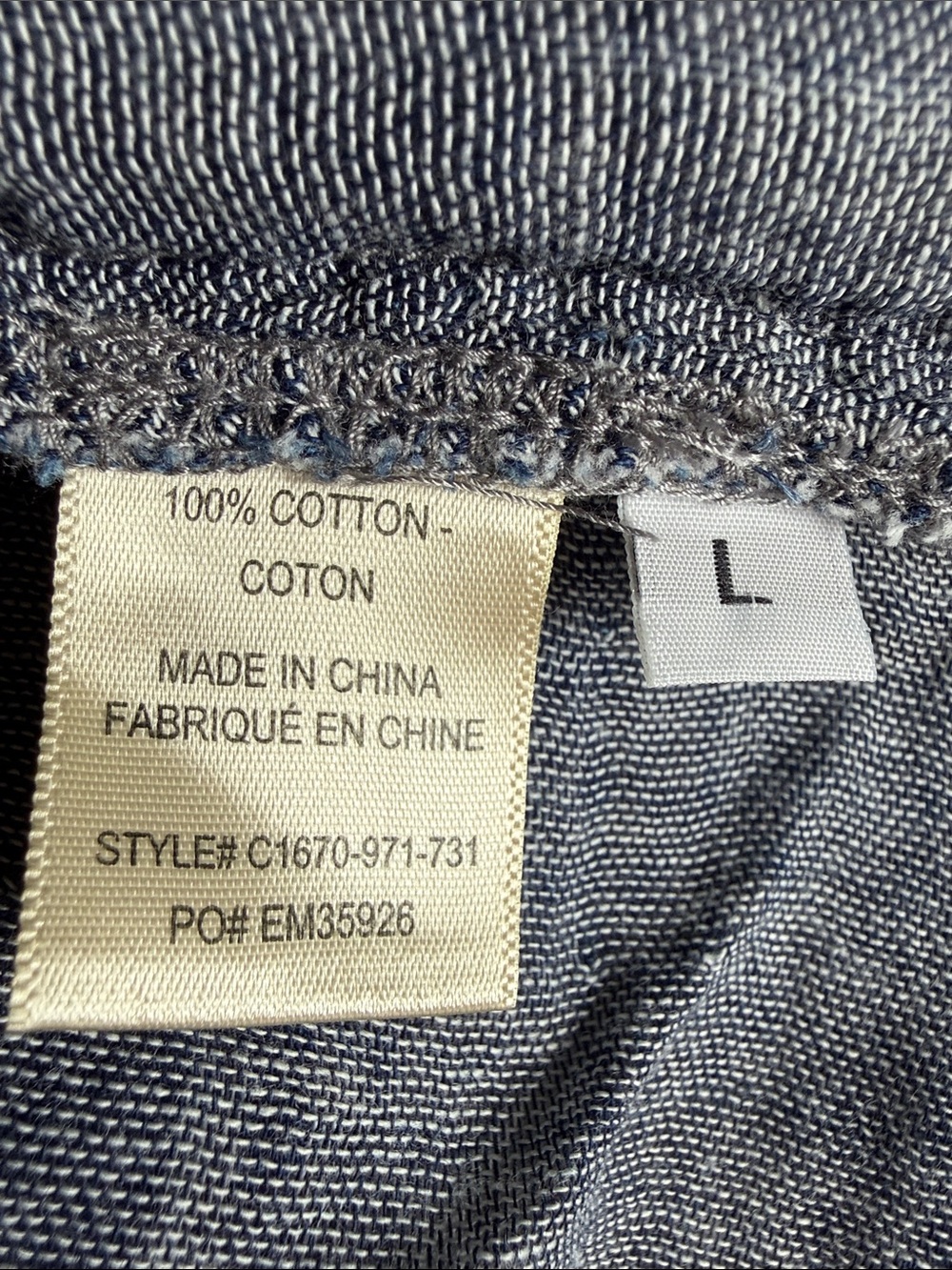 cloth & stone Plaid Peplum Top - Picture 8 of 12